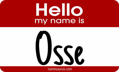 Hello my name is Osse png download