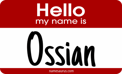 Hello my name is Ossian png download