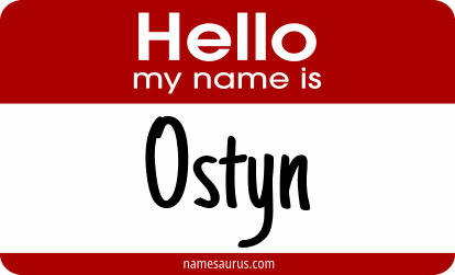 Hello my name is Ostyn png download