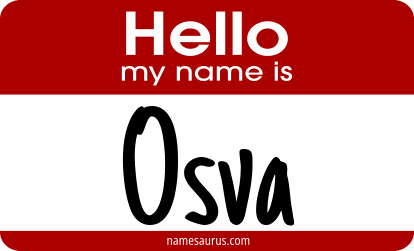 Hello my name is Osva png download
