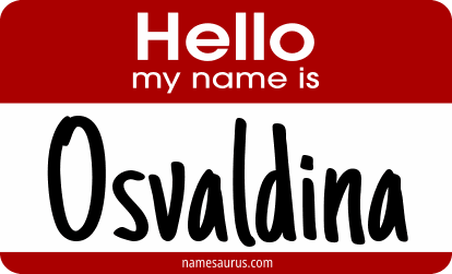 Hello my name is Osvaldina png download
