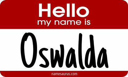 Hello my name is Oswalda png download