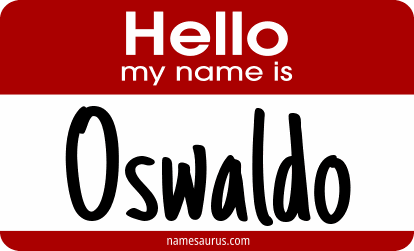 Hello my name is Oswaldo png download