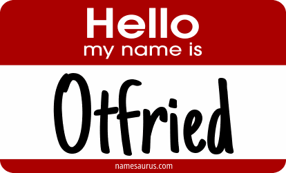 Hello my name is Otfried png download