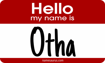 Hello my name is Otha png download