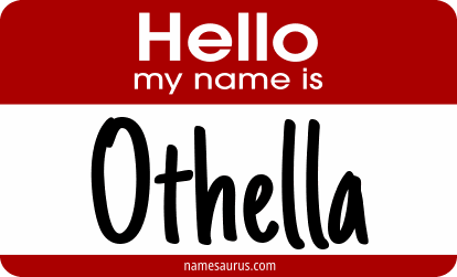 Hello my name is Othella png download