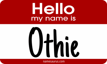Hello my name is Othie png download