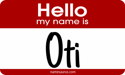 Hello my name is Oti png download