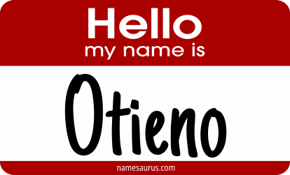 Hello my name is Otieno png download