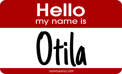 Hello my name is Otila png download