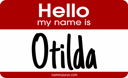 Hello my name is Otilda png download