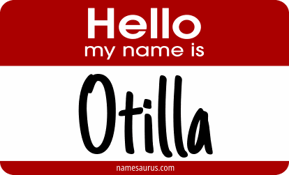 Hello my name is Otilla png download