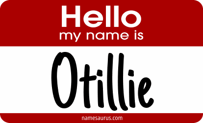 Hello my name is Otillie png download