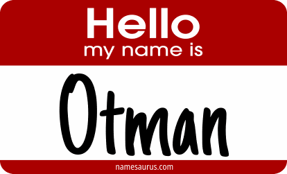 Hello my name is Otman png download