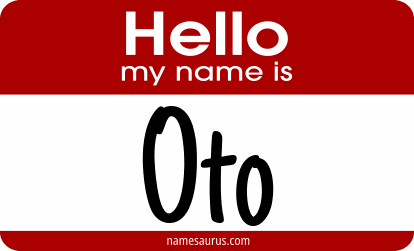 Hello my name is Oto png download