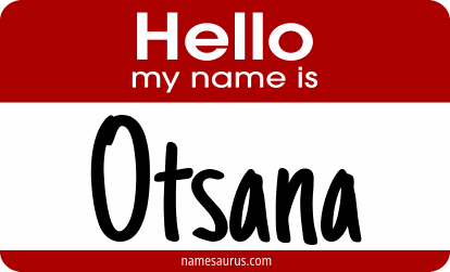 Hello my name is Otsana png download