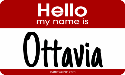 Hello my name is Ottavia png download