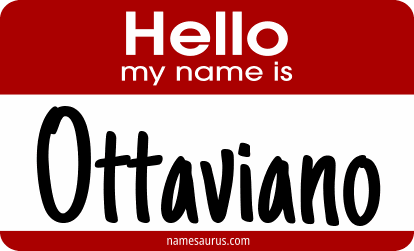 Hello my name is Ottaviano png download