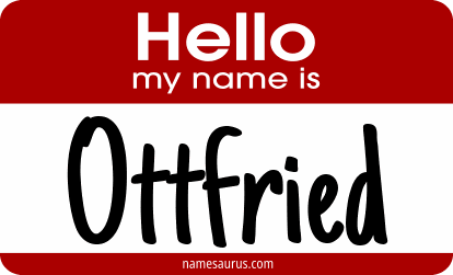 Hello my name is Ottfried png download
