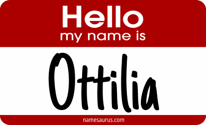 Hello my name is Ottilia png download