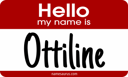 Hello my name is Ottiline png download