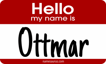 Hello my name is Ottmar png download