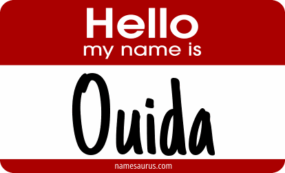 Hello my name is Ouida png download