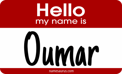 Hello my name is Oumar png download