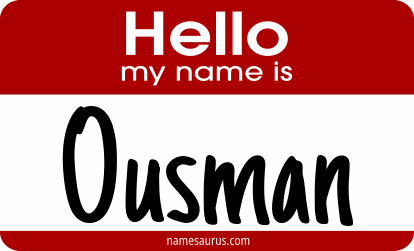 Hello my name is Ousman png download