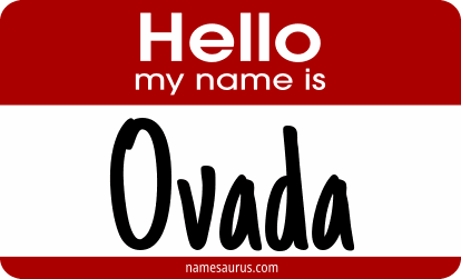 Hello my name is Ovada png download