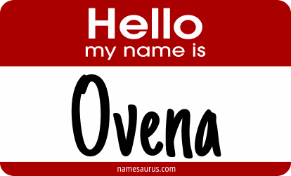 Hello my name is Ovena png download