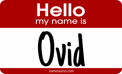 Hello my name is Ovid png download