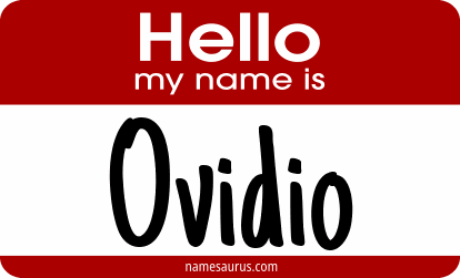 Hello my name is Ovidio png download