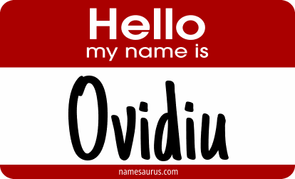 Hello my name is Ovidiu png download