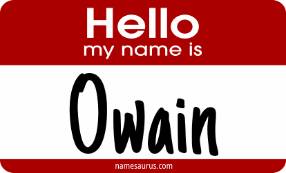 Hello my name is Owain png download