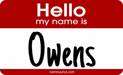 Hello my name is Owens png download