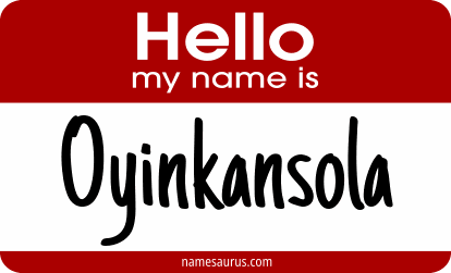Hello my name is Oyinkansola png download