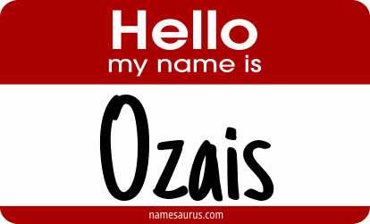 Hello my name is Ozais png download