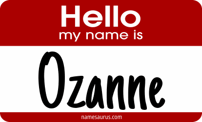 Hello my name is Ozanne png download
