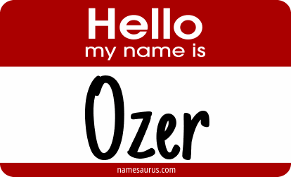 Hello my name is Ozer png download