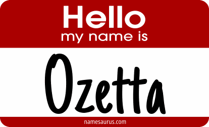 Hello my name is Ozetta png download