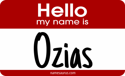 Hello my name is Ozias png download