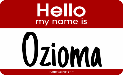 Hello my name is Ozioma png download