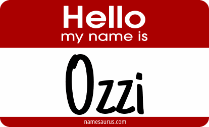 Hello my name is Ozzi png download