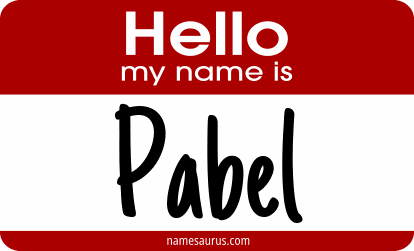 Hello my name is Pabel png download