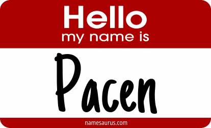 Hello my name is Pacen png download