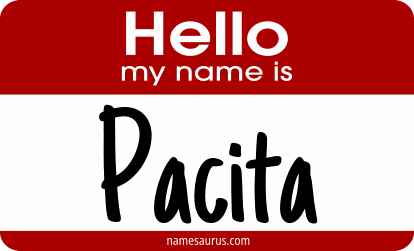 Hello my name is Pacita png download