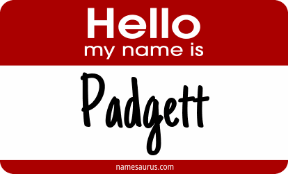 Hello my name is Padgett png download