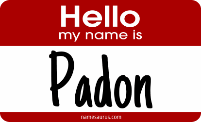 Hello my name is Padon png download