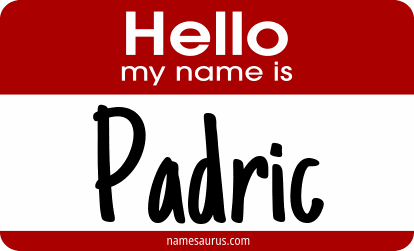 Hello my name is Padric png download